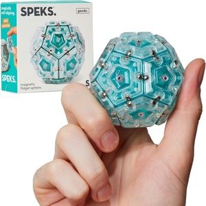 Speks Geode Magnetic Fidget Sphere (aqua color)